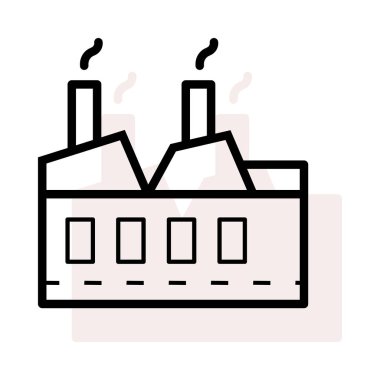 Bej gölge beyaz zemin üzerine izole çalışma fabrika