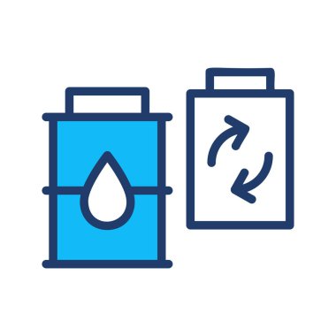 Beyaz arka plan üzerinde izole basit pil