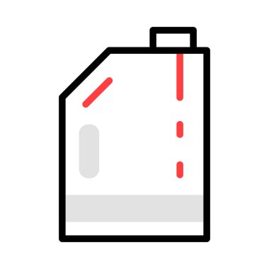 enerji kavramı satırı simgesi, vektör çizim