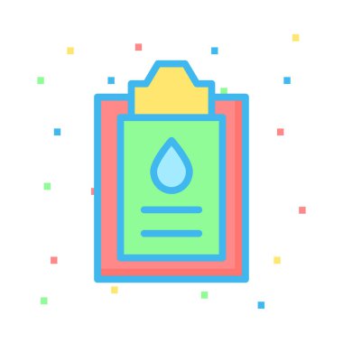 Parlak plaka ile kağıt ve renkli noktalar beyaz zemin üzerine bırak