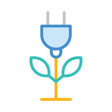 Yaprakları simgesi, vektör çizim takın