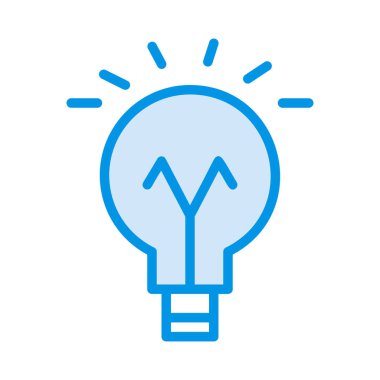 Lamba ampul satırı simgesi, vektör çizim