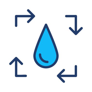 Beyaz arka plan üzerinde izole oklarla mavi bırakma