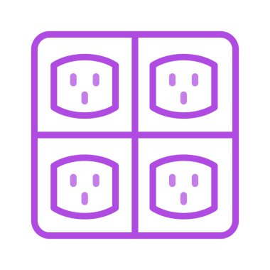 enerji ikonu vektör illüstrasyonu 