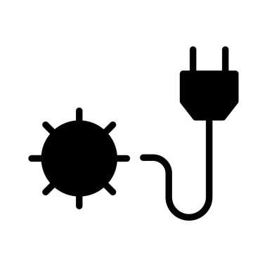  enerji basit vektör simgesi 