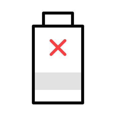 enerji kavramı satırı simgesi, vektör çizim