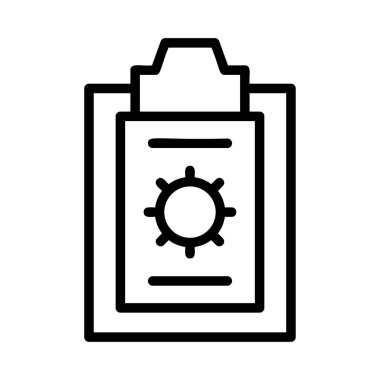 enerji ikonu vektör illüstrasyonu