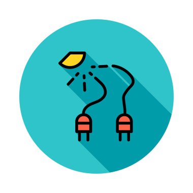 Beyaz arka planda daireye kelimesinde ile prizler