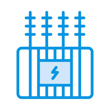  enerji basit vektör simgesi 