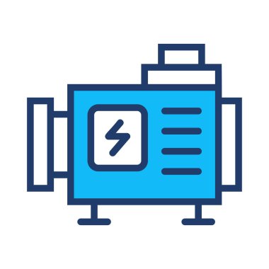 Flash üzerinde izole beyaz arka plan ile mavi dönüştürücü