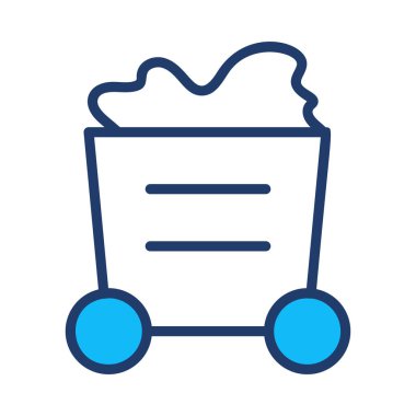 Beyaz arka plan üzerinde izole küçük taşıma