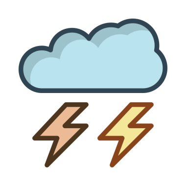 Mavi bulut ile izole üzerinde beyaz arka plan yanıp söner.