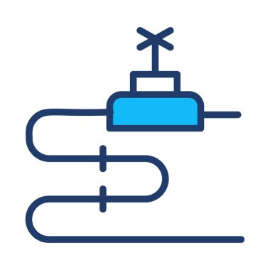 Beyaz arka plan üzerinde izole mavi düzeni