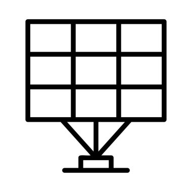 enerji ikonu vektör illüstrasyonu