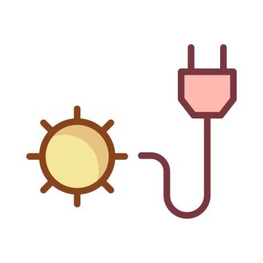 Beyaz arka plan üzerinde izole pembe fiş ile güneş