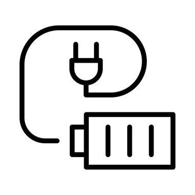 enerji ikonu vektör illüstrasyonu 