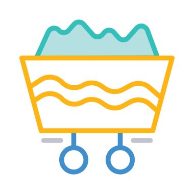 Beyaz arka plan üzerinde izole basit satır başı