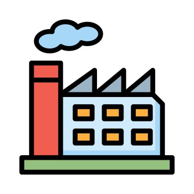 Beyaz arka plan üzerinde izole çalışma fabrika