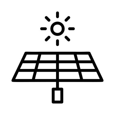 enerji ikonu vektör illüstrasyonu