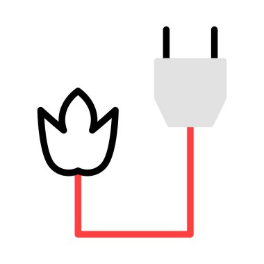 Beyaz arka plan üzerinde izole kırmızı, gri ve siyah renklerde çiçekli takın