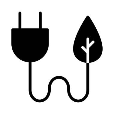  enerji basit vektör simgesi 