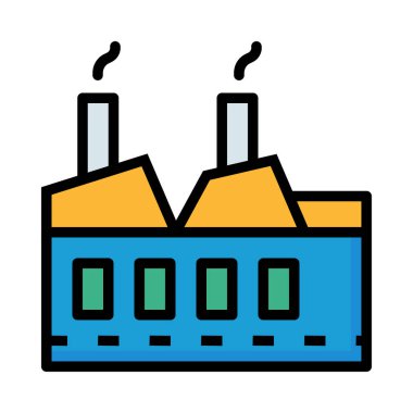 Beyaz arka plan üzerinde izole yasaktır çalışma fabrika