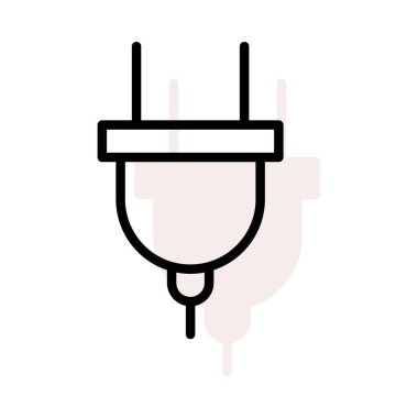 Küçük fiş bej gölge beyaz zemin üzerine izole