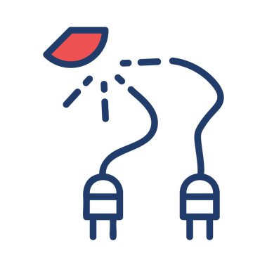 enerji ikonu vektör illüstrasyonu 