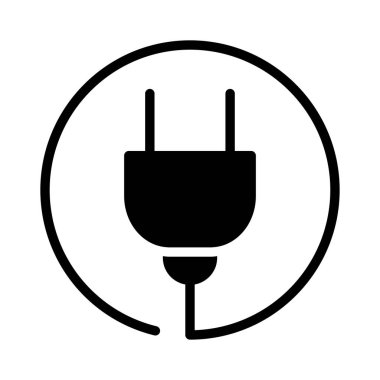 Glif tak beyaz arka plan üzerinde izole kablosu ile