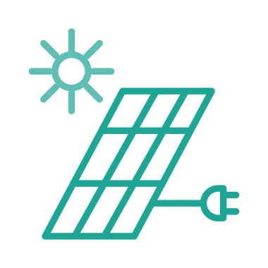 enerji ikonu vektör illüstrasyonu 