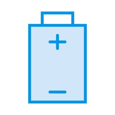 pil beyaz arkaplanda izole edildi  