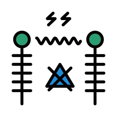 Beyaz arka plan üzerinde izole renkli düzeni