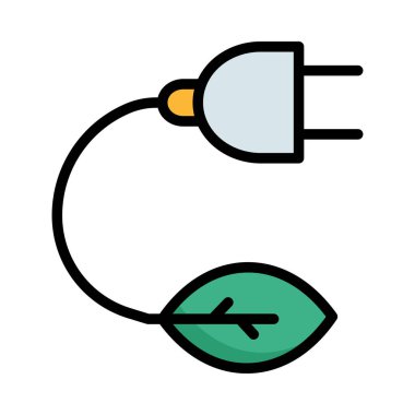 Gri fiş yeşil yaprak beyaz arka plan üzerinde izole