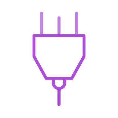 Anahat mor fiş üzerinde izole beyaz arka plan