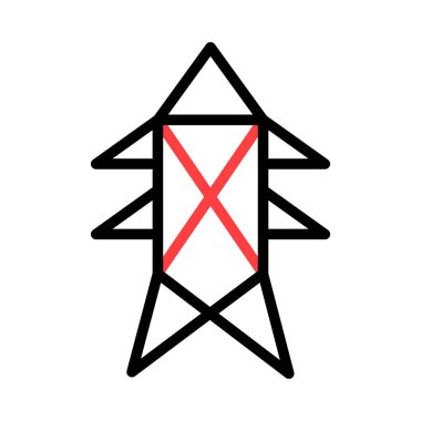 enerji kavramı satırı simgesi, vektör çizim