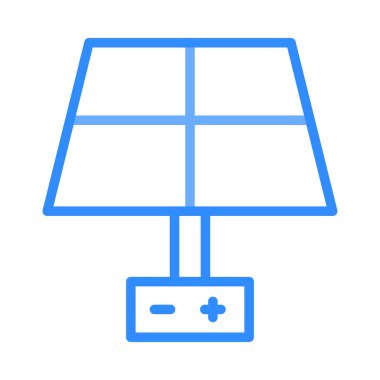 Anahat güneş pili beyaz arka plan üzerinde izole