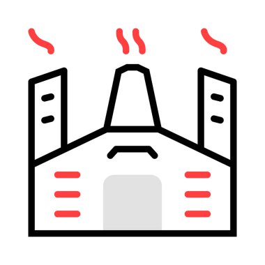 enerji kavramı satırı simgesi, vektör çizim