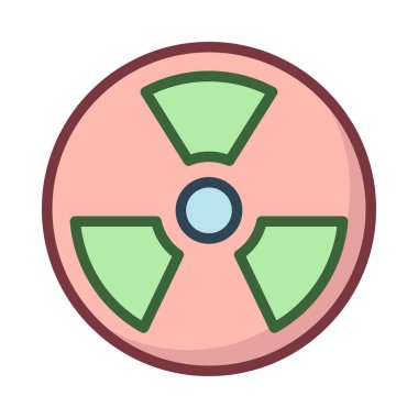 Fan renk simgesi, vektör çizim