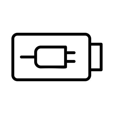 enerji ikonu vektör illüstrasyonu