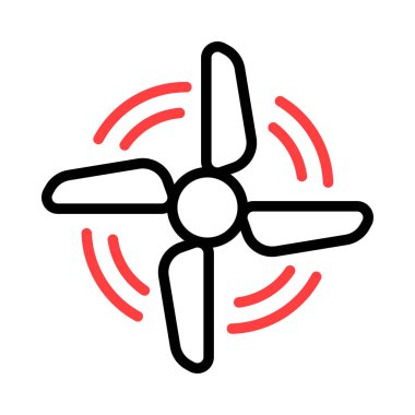 enerji kavramı satırı simgesi, vektör çizim