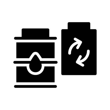 Glif piller damla ve beyaz arka plan üzerinde izole yayla