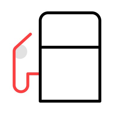 enerji kavramı satırı simgesi, vektör çizim