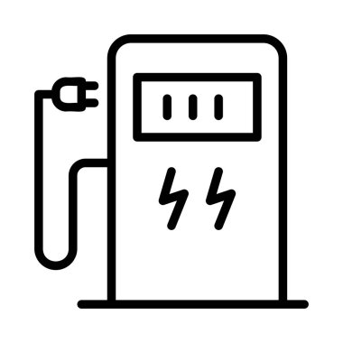 enerji ikonu vektör illüstrasyonu