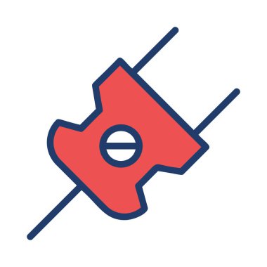 Yanlış işareti beyaz arka plan üzerinde izole kırmızı tak