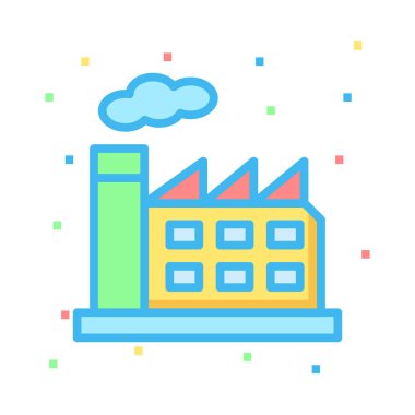 Parlak renkli noktalar ile beyaz arka plan üzerinde bitki 