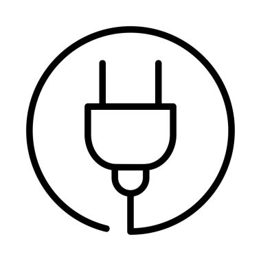 enerji ikonu vektör illüstrasyonu