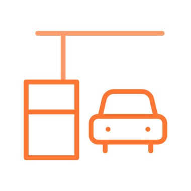 Anahat araba beyaz arka plan üzerinde izole İstasyonu