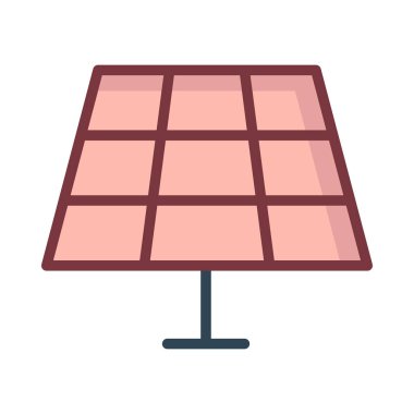 Beyaz arka plan üzerinde izole pembe güneş pili