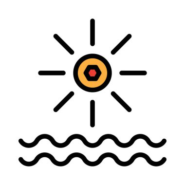 Beyaz arka plan üzerinde izole su ile güzel bir gün