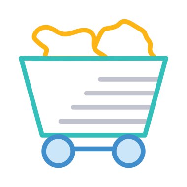 Beyaz arka plan üzerinde izole taşlarla basit satır başı